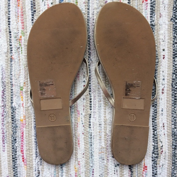 11 🆕 Mossimo Gold Sandals New - Picture 4 of 6